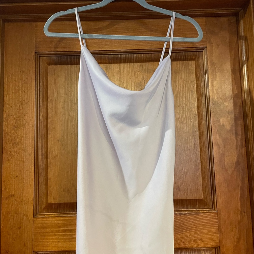 Elegant Lilac Slip Dress